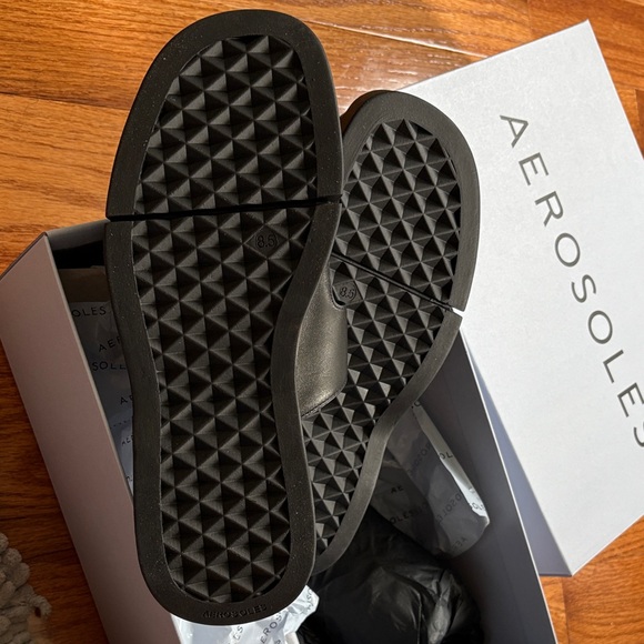 AEROSOLES Black Double Buckle Sandals - Picture 11 of 11